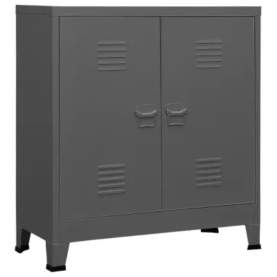 vidaXL Industrijska omara antracit 90x40x100 cm jeklo