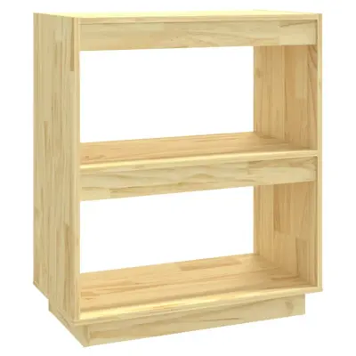vidaXL Knjižna omara 60x35x71 cm trdna borovina