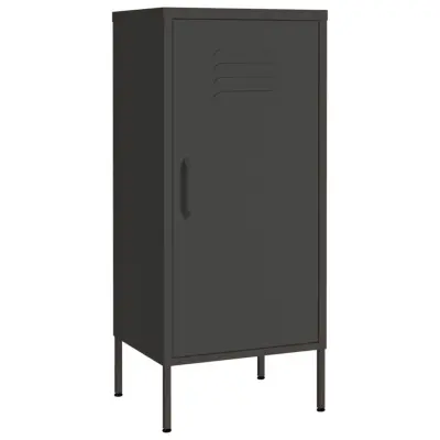 vidaXL Omara za shranjevanje antracitna 42,5x35x101,5 cm jeklo