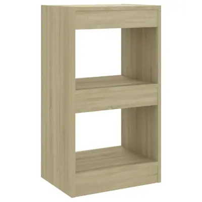 vidaXL Knjižna omara/pregrada sonoma hrast 40x30x72 cm