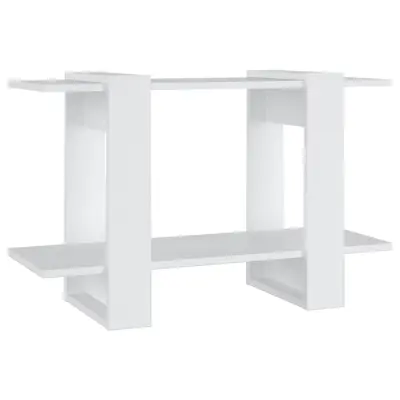 vidaXL Knjižna omara/pregrada bela 80x30x51 cm