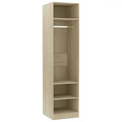 vidaXL Garderobna omara sonoma hrast 50x50x200 cm iverna plošča
