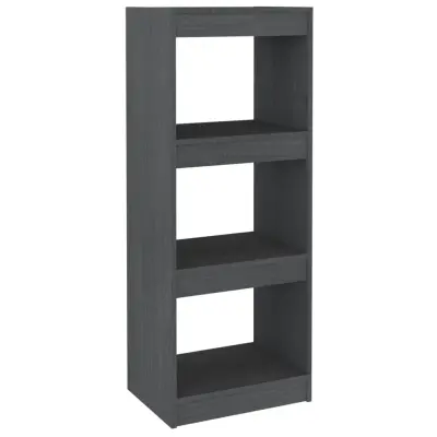 vidaXL Knjižna omara za razdelitev prostora siva 40x30x103,5 cm