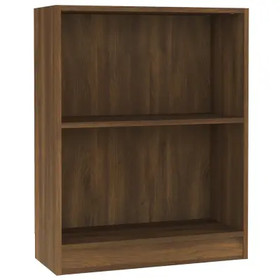 vidaXL Knjižna omara rjavi hrast 60x24x76 cm konstruiran les