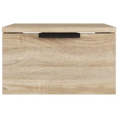 vidaXL Stenska nočna omarica sonoma hrast 34x30x20 cm