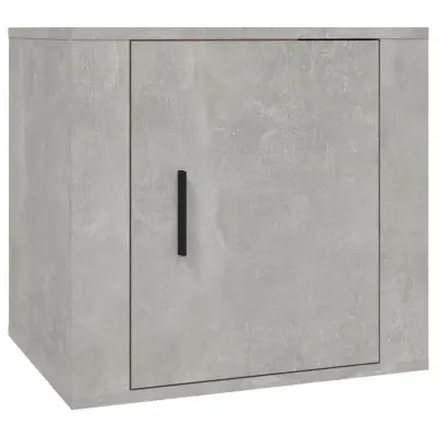 vidaXL Nočna omarica betonsko siva 50x39x47 cm