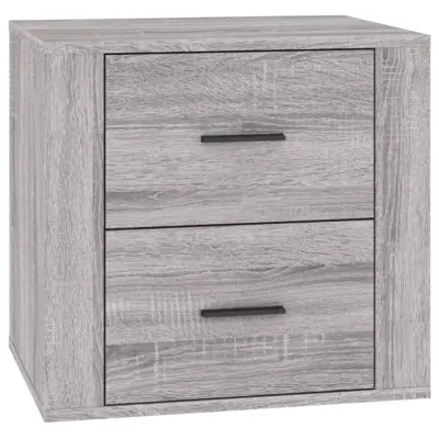 vidaXL Nočna omarica Siva sonoma 50x39x47 cm