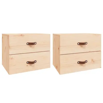 vidaXL Stenska nočna omarica 2 kosa 50x36x40 cm