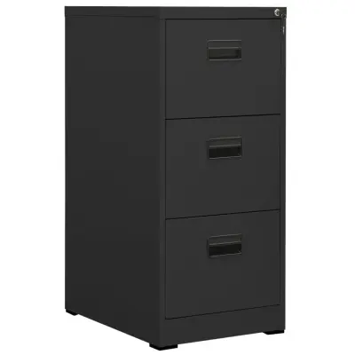 vidaXL Arhivska omarica antracitna 46x62x102,5 cm jeklo