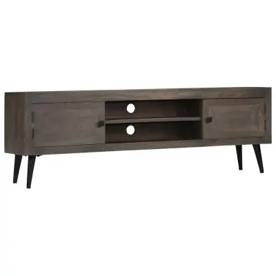 vidaXL TV omarica iz trdnega mangovega lesa 140x30x45 cm