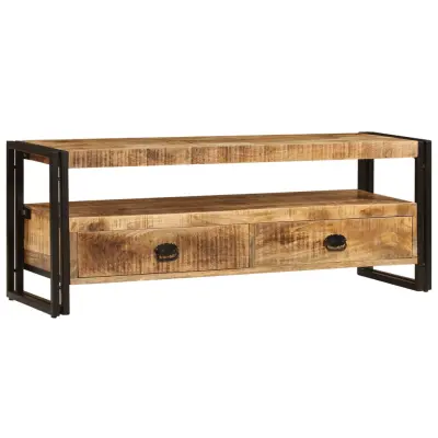 vidaXL TV omarica iz trdnega mangovega lesa 120x35x45 cm
