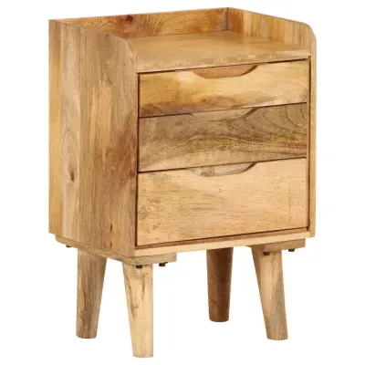 vidaXL Nočna omarica iz trdnega mangovega lesa 40x30x59,5 cm