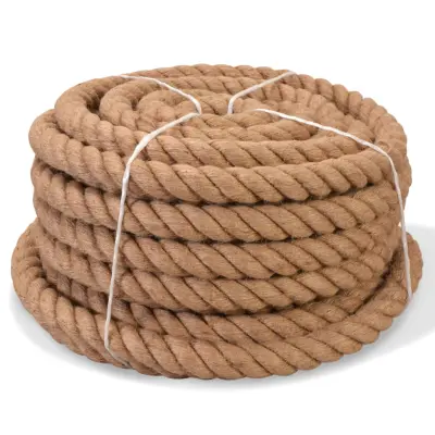 vidaXL Vrv iz 100 % jute 40 mm 30 m