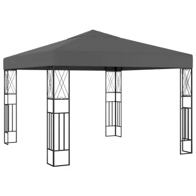 vidaXL Paviljon 3x3 m antraciten iz blaga