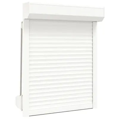 vidaXL Rolete iz aluminija 70x100 cm bele