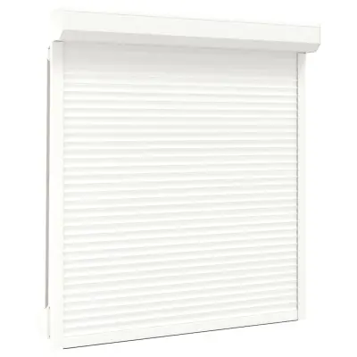 vidaXL Rolete iz aluminija 140x150 cm bele
