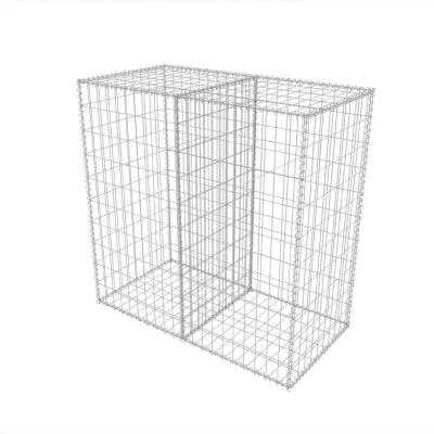 vidaXL Gabionska košara iz pocinkanega jekla 100x50x100 cm