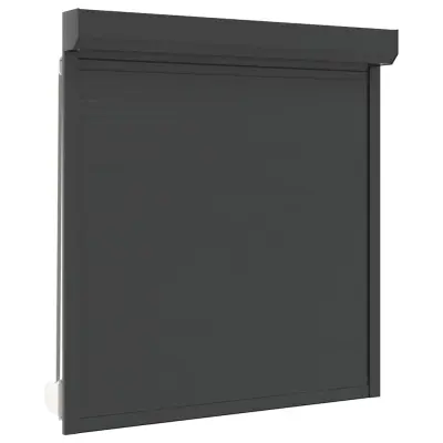 vidaXL Rolete iz aluminija 140x150 cm antracitne