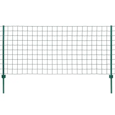 vidaXL Evro ograja iz jekla 20x1,2 m zelena