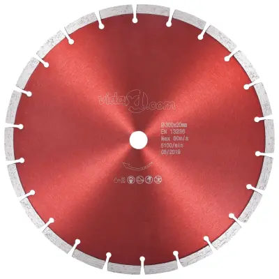 vidaXL Diamantni rezalni disk iz jekla 300 mm