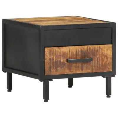 vidaXL Nočna omarica 40x40x35 cm iz robustnega mangovega lesa