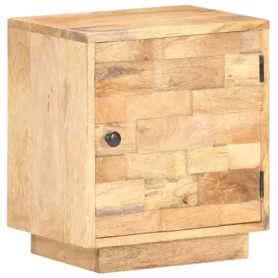 vidaXL Nočna omarica 40x30x45 cm iz trdnega mangovega lesa