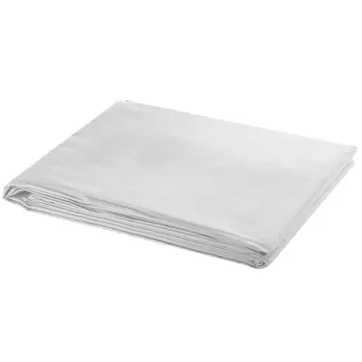 vidaXL Ozadje iz bombaža brez stojala belo 500 x 300 cm