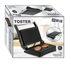 R-TECH grill toster, črna barva 750w