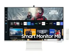 SAMSUNG S32CM801UU  80cm (31,5") 3840x2160 Smart TV Tizen VA 4ms MicroHDMI USB-C 65W 2xUSB HAS Kamera Zvočniki monitor