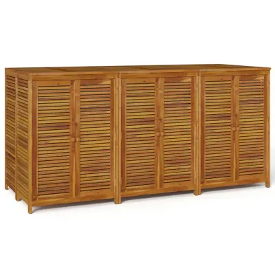 vidaXL Vrtna škatla za shranjevanje 210x87x104 cm trden akacijev les