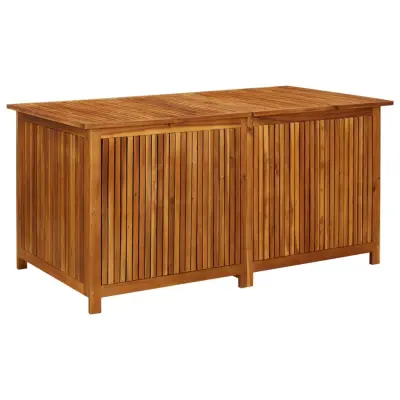 vidaXL Vrtna škatla za shranjevanje 150x80x75 cm trden akacijev les