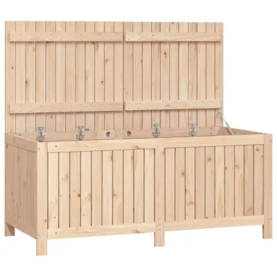 vidaXL Vrtna škatla 147x68x64 cm trdna borovina