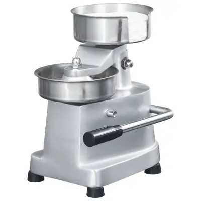 vidaXL Stiskalnica za hamburgerje s 500 papirji aluminij 10 cm