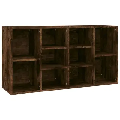 vidaXL Klop za čevlje dimljen hrast 103x30x54,5 cm inženirski les