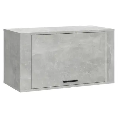 vidaXL Stenska omarica za čevlje betonsko siva 70x35x38 cm inž. les