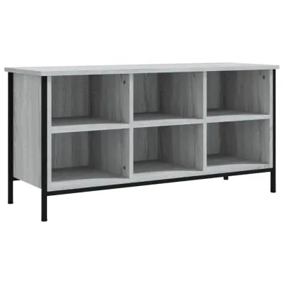 vidaXL Omarica za čevlje siva sonoma 100x35x50 cm inženirski les