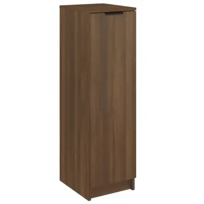 vidaXL Omarica za čevlje rjav hrast 30x35x100 cm konstruiran les