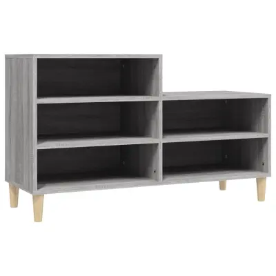 vidaXL Omarica za čevlje siva sonoma 102x36x60 cm inženirski les