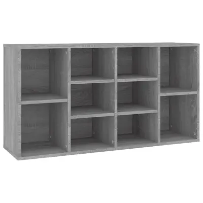 vidaXL Klop za čevlje siva sonoma 103x30x54,5 cm inženirski les