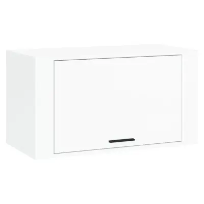 vidaXL Omarica za čevlje visok sijaj bela 70x35x38 cm inženirski les