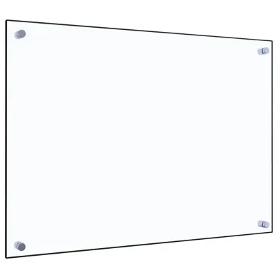 vidaXL Kuhinjska zaščitna obloga prozorna 70x50 cm kaljeno steklo