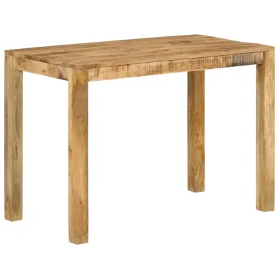 vidaXL Jedilna miza 110x55x76 cm trden mangov les