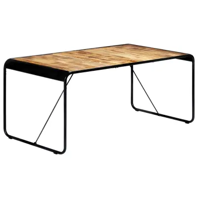 vidaXL Jedilna miza 180x90x76 cm trden mangov les
