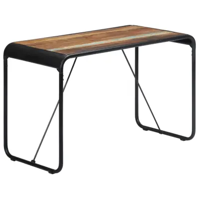 vidaXL Jedilna miza 118x60x76 cm trden predelan les