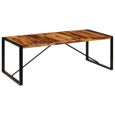 vidaXL Jedilna miza iz trdnega palisandra 220x100x75 cm