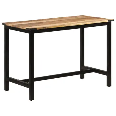 vidaXL Jedilna miza 110x60x76 cm trden mangov les