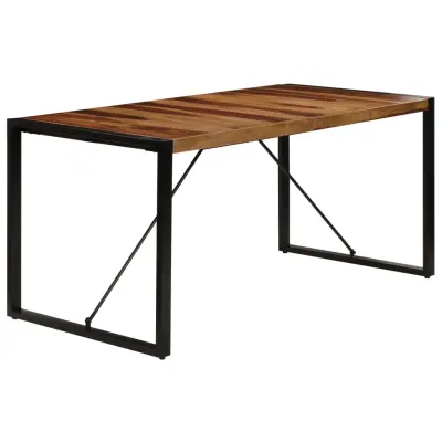 vidaXL Jedilna miza 160x80x75 cm trden palisander