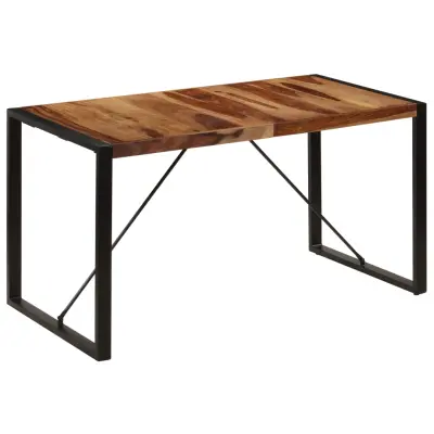 vidaXL Jedilna miza 140x70x75 cm trden palisander