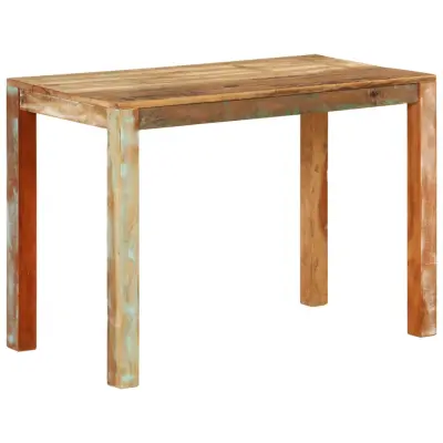 vidaXL Jedilna miza 110x55x76 cm trden predelan les