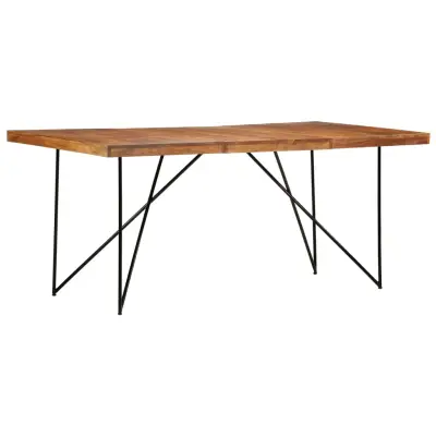 vidaXL Jedilna miza 180x90x76 cm trden akacijev les